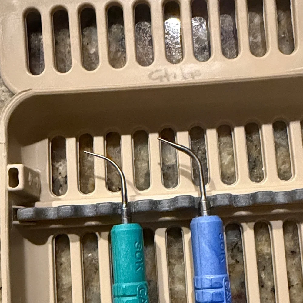 Green and Blue Cavitron inserts